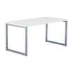 angle view of white table