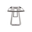 Portable laptop stand on white background