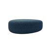 navy large ottoman on white backround