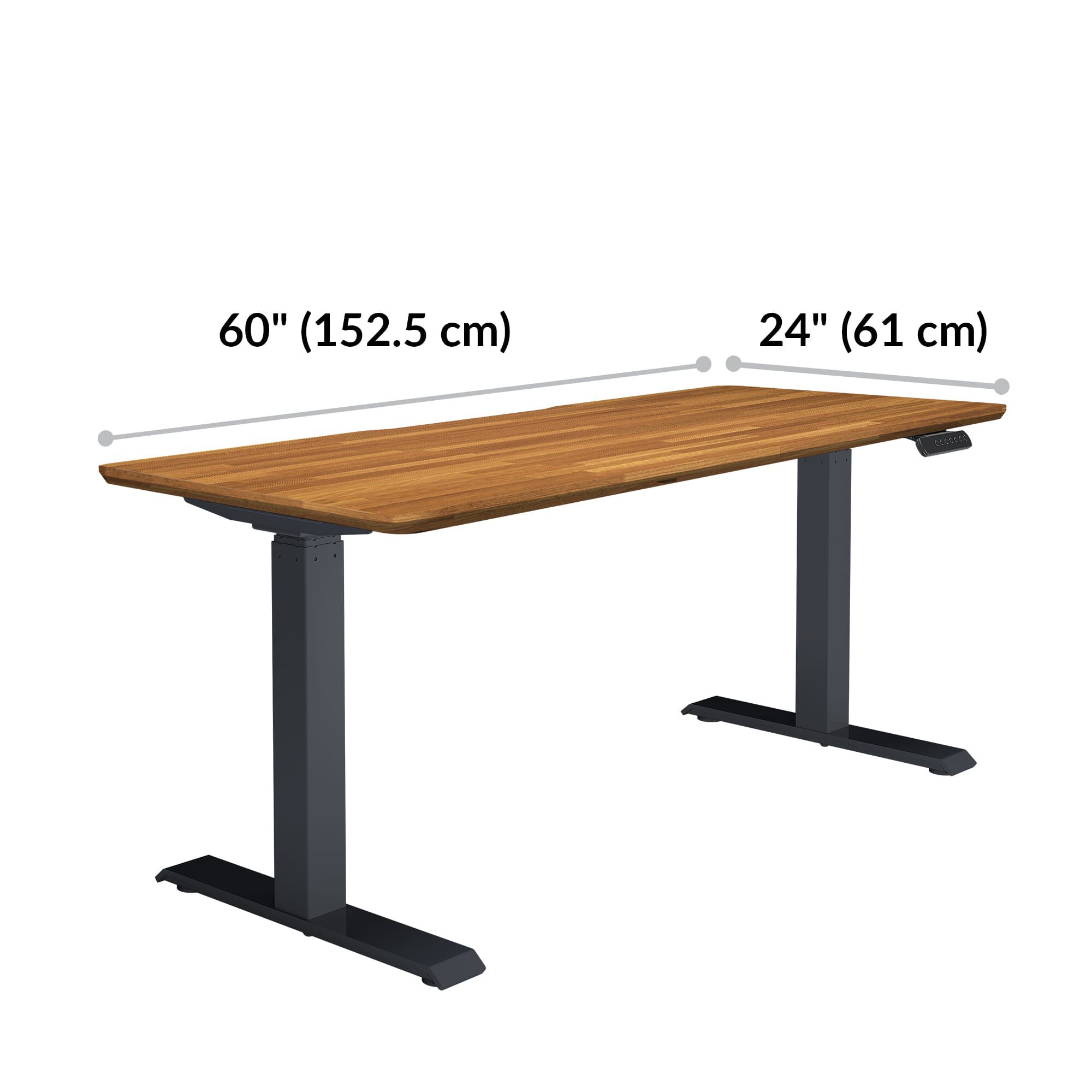 24 inch deep standing best sale desk