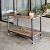 Standing Conference Table Reclaimed Wood in office