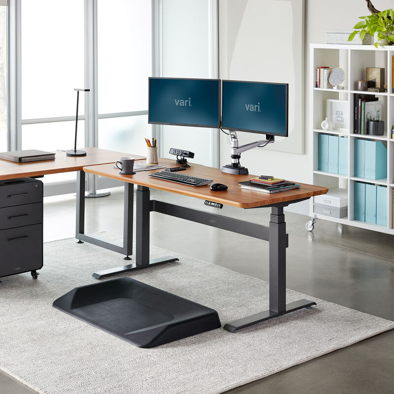 Electric Standing Desk 60x30 Sit To Stand Adjustable Desk Vari