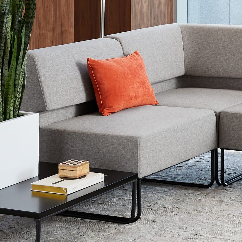 armless seat shown as part as sectional sofa image number null