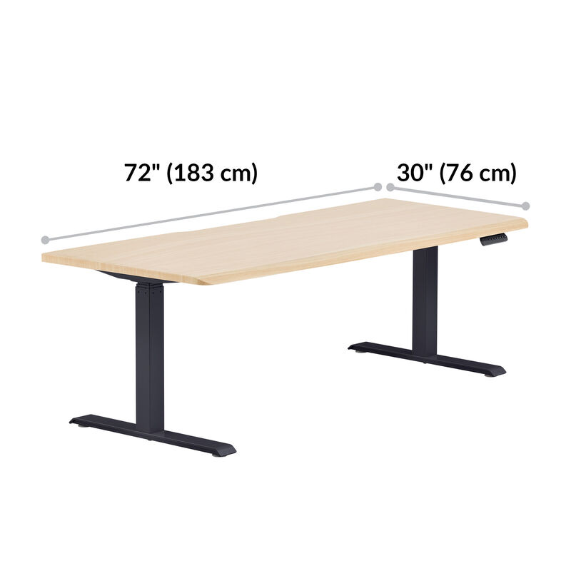 width of the desk is 72 inches long image number null