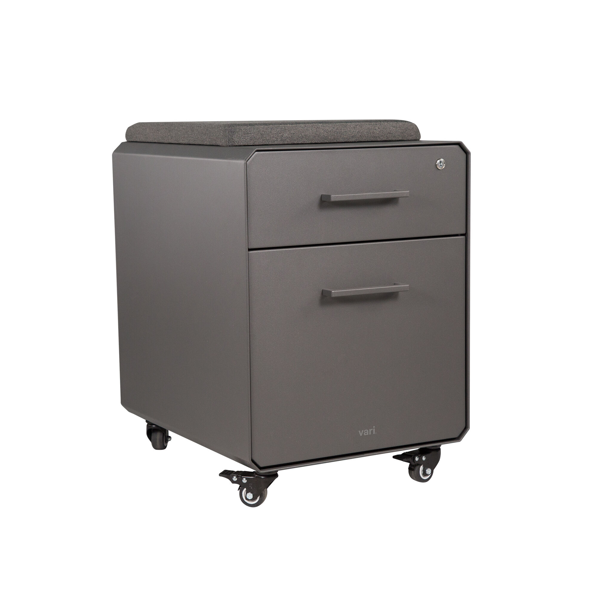 Drawers with top seat on top