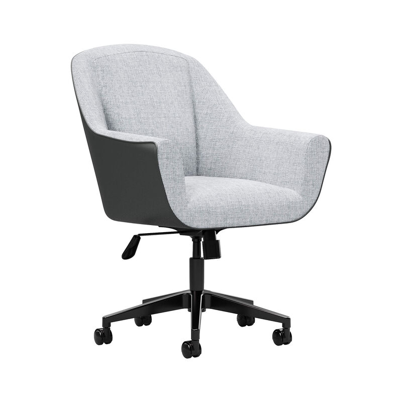 upholstered conference chair on white background image number null