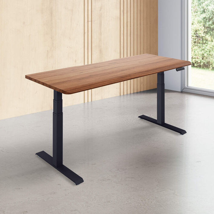 Solid Wood Electric Standing Desk 72x30 image number 0