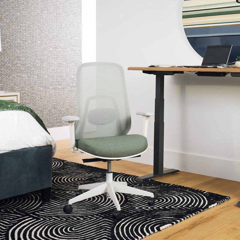 vari ascent chair in eucalyptus in home office setting image number null