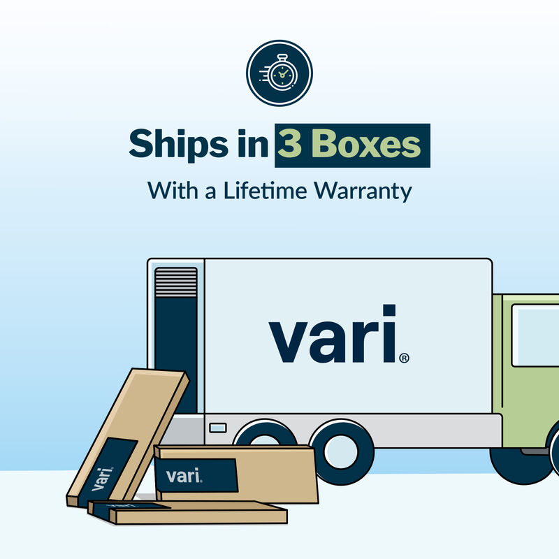 ships in 3 boxes with a lifetime warranty  image number null