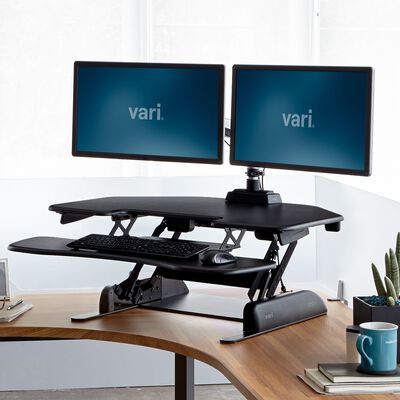 Varidesk Cube Corner 36 Stand Up, Home Office Setup With Standing Desk Philippines