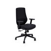 Black essential task chair on white background