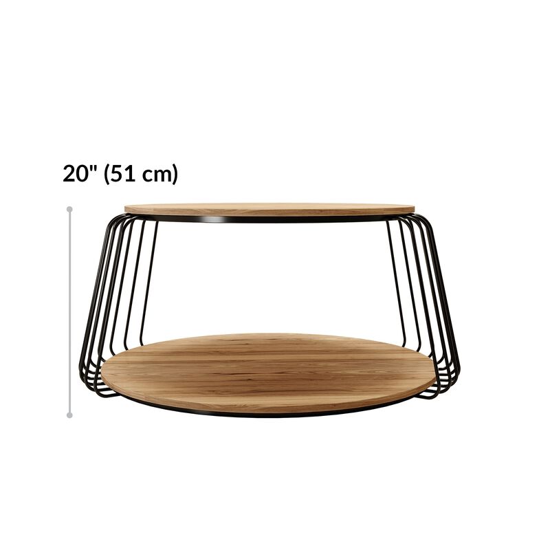 round coffee table is 20 inches tall  image number null