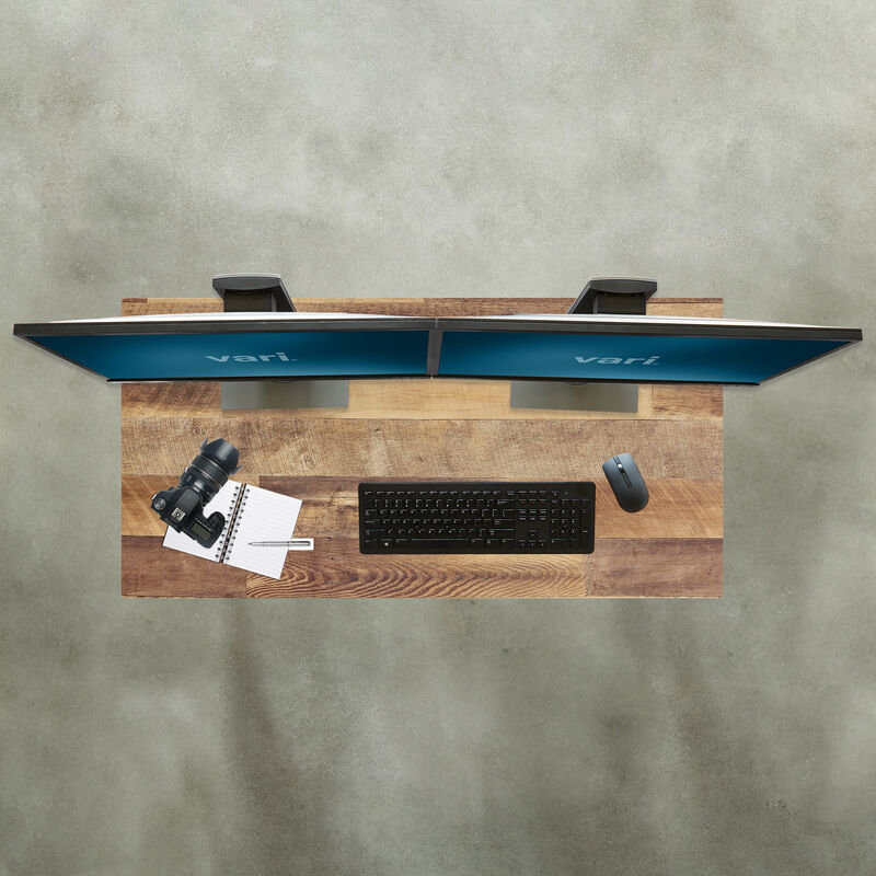 reclaimed wood table overhead image number null