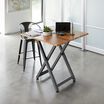 Standing Meeting Table Butcher Block in office