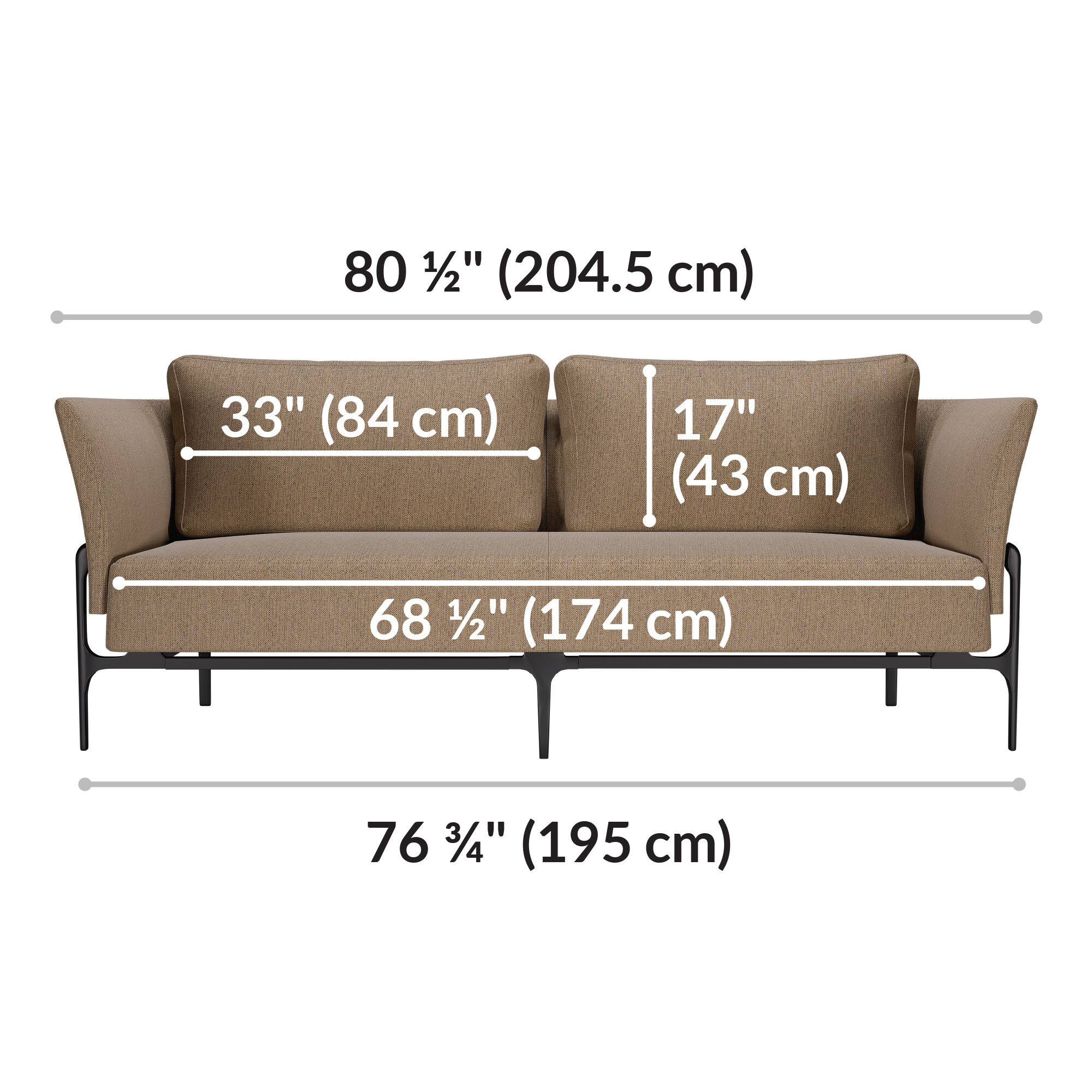 2 and a on sale half seater lounge