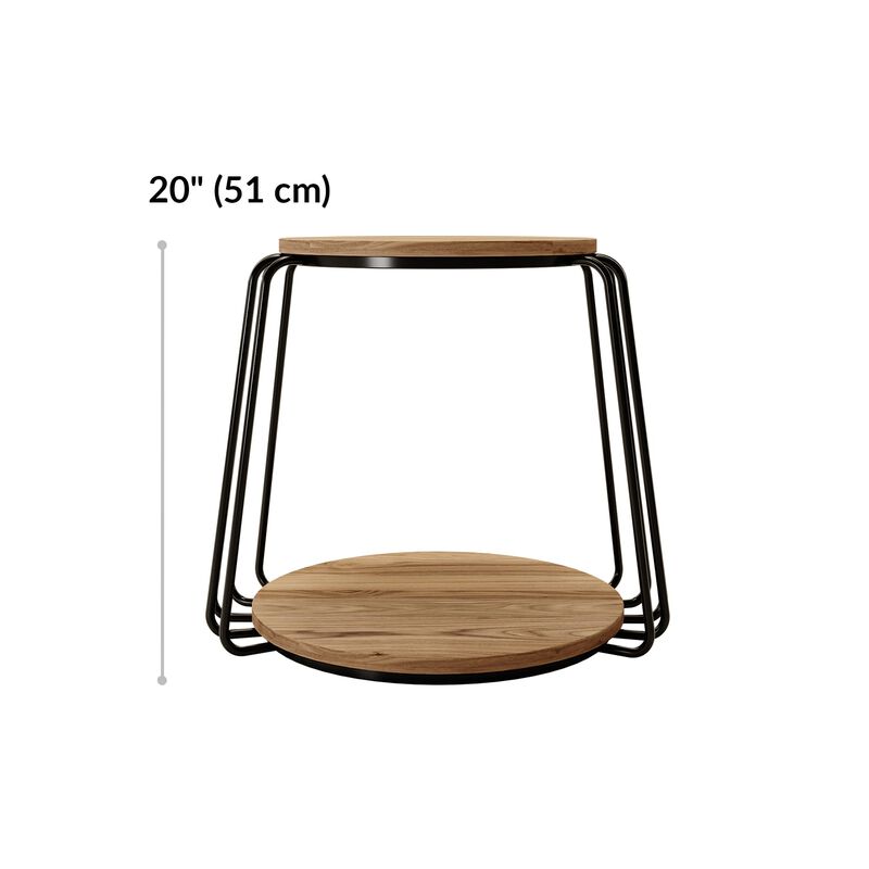 round side table is 20 inches tall  image number null