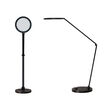 front and angle view of studio lamp