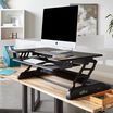 varidesk cube plus 40 raised in office