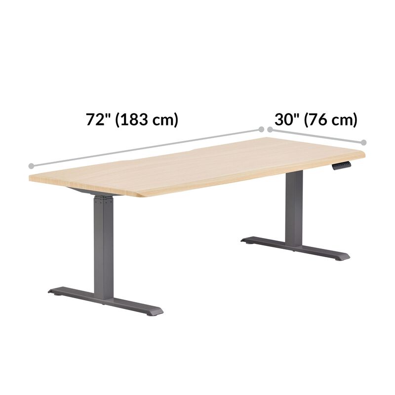 width of the desk is 72 inches long image number null
