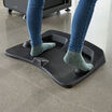 Individual wearing socks on the ActiveMat