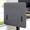 Vari privacy and modesty felt panel 30 close up view in office view