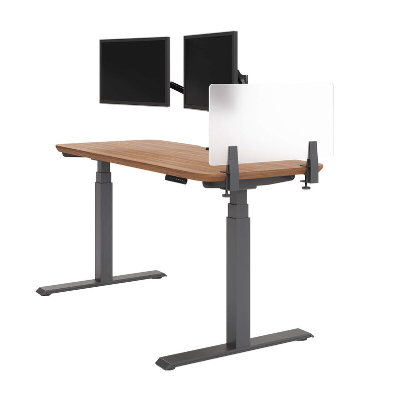 HM&DX Acrylic Frosted Privacy Free Standing Screen
