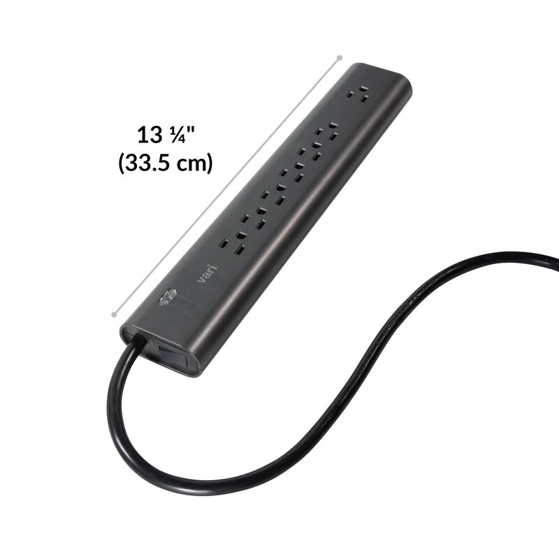 Power strip 15 dimensions, 13 1/4 inches long image number null