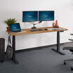 Electric standing desk 72x30 lowered in office