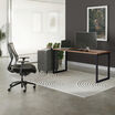 table in an open office