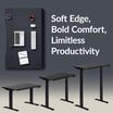 Electric Standing Desk with ComfortEdge&trade; 40x26