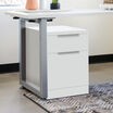 close up shot of file cabinet 