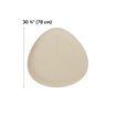 sand grey small ottoman is 30 and 3 quarter inches long