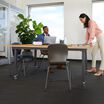Conference Table butcher block in office