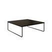 sectional table on white background
