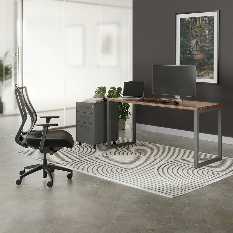 walnut table front view image number null