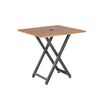 vari Standing Round Table in Butcher Block