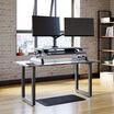complete converter workspace configured with cube plus 40 converter, dual monitor arms 180, and mat 34.