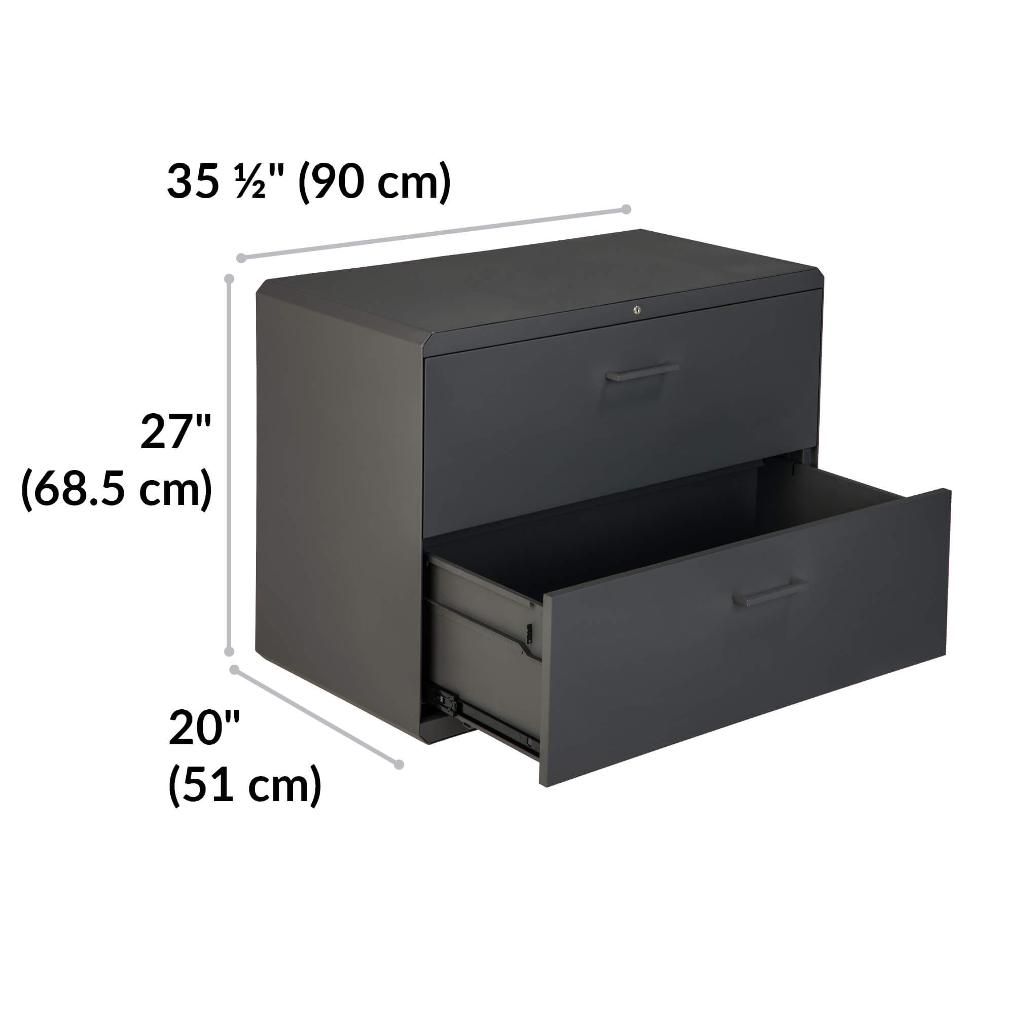 24 deep file shop cabinet