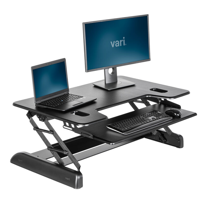 VariDesk® Tall 40 Black in raised position image number null