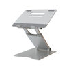 laptop stand in raised position in front of a white background