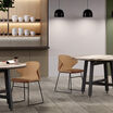 Side Chair in an open cafe setting.