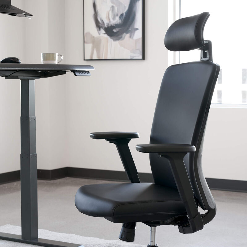Close up view of Executive Task Chair in an office setting. image number null