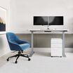 Cozy home office set made of vari products