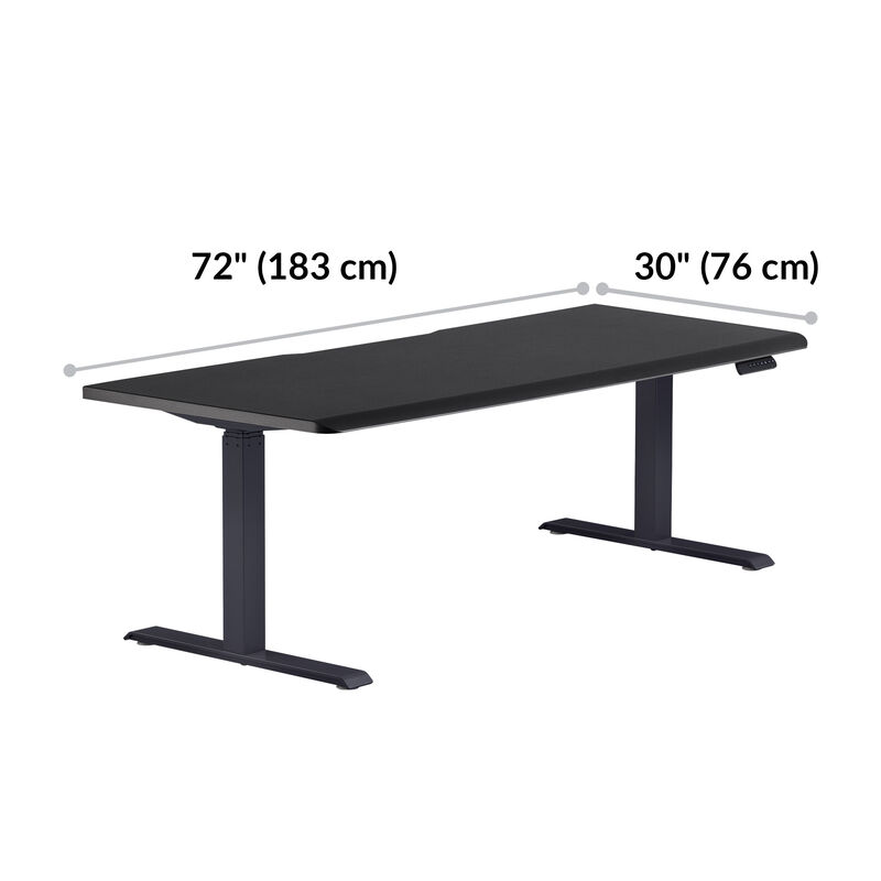 width of the desk is 72 inches long image number null