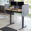Vari privacy and modesty felt panel 30 mounted on electric standing desk