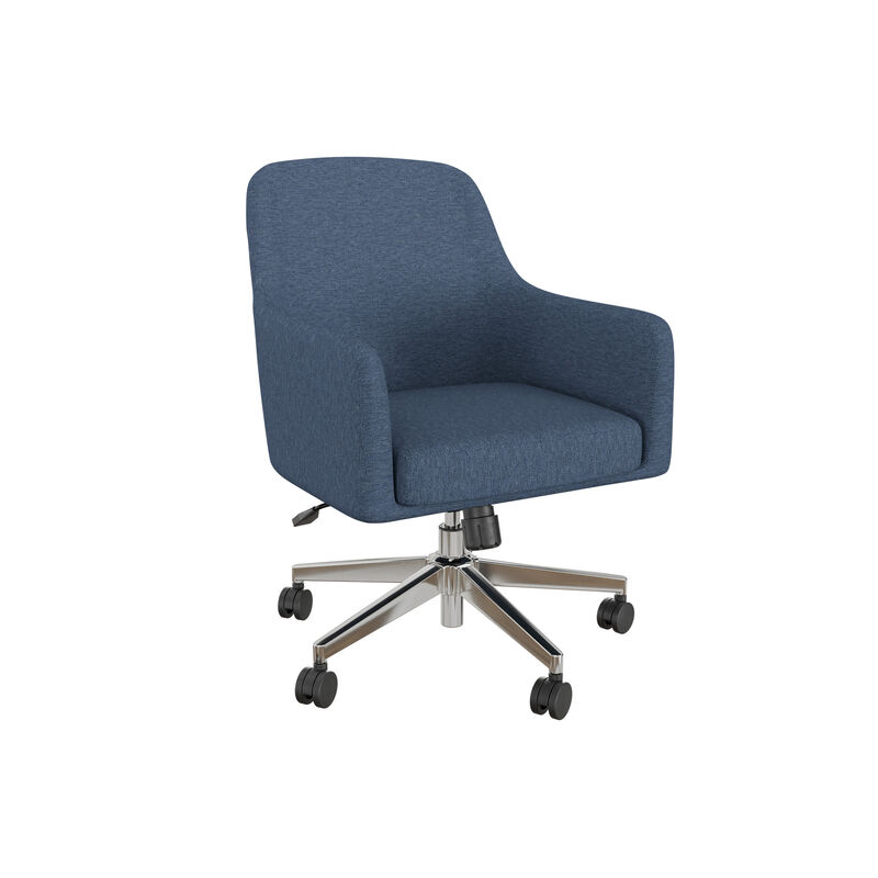 vari tempur pedic uholstered chair in a indigo finish image number null