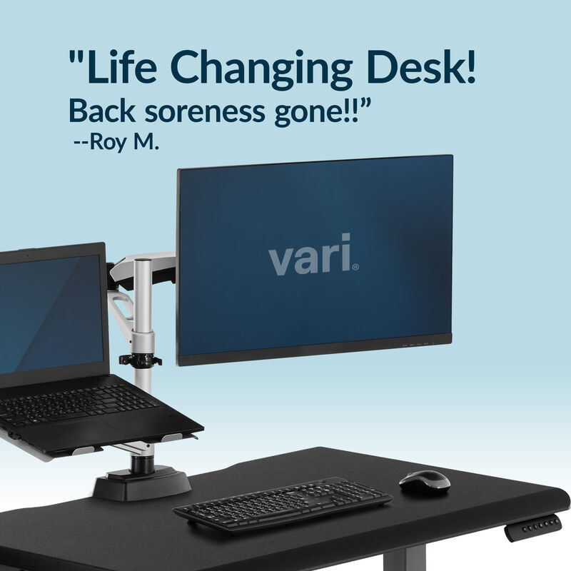 review from roy M. "Life Changing Desk! Back soreness gone!!" image number null