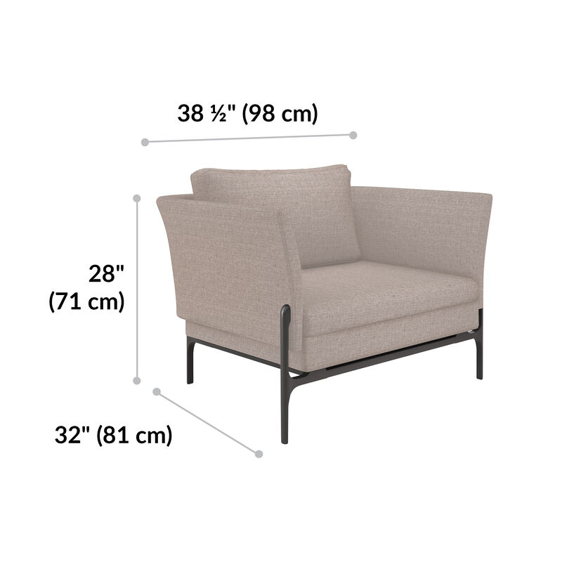 Contemporary Chair is 28 inches tall image number null