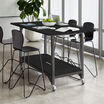 Standing Conference Table Black in office