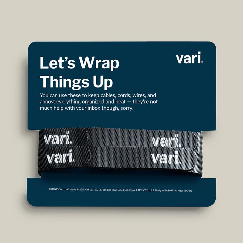 close up shot showing free vari cable wraps image number null